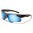 Arctic Blue Wrap Around Men's Sunglasses Wholesale AB-72