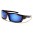 Arctic Blue Wrap Around Men's Sunglasses in Bulk AB-73