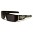 Locs Skull Pattern Men's Bulk Sunglasses LOC9058-SKL