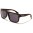 Locs Wood Grain Print Sunglasses in Bulk LOC91147-WOOD