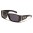 Locs Rectangle Men's Sunglasses Wholesale LOC91169-BK