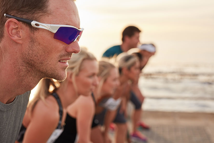 runners at starting line