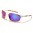 X-Loop Wrap Around Oval Sunglasses Wholesale X2649-WHT