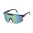 X-Loop Shield Ink Splatter Sunglasses Wholesale X3641-BKRNB